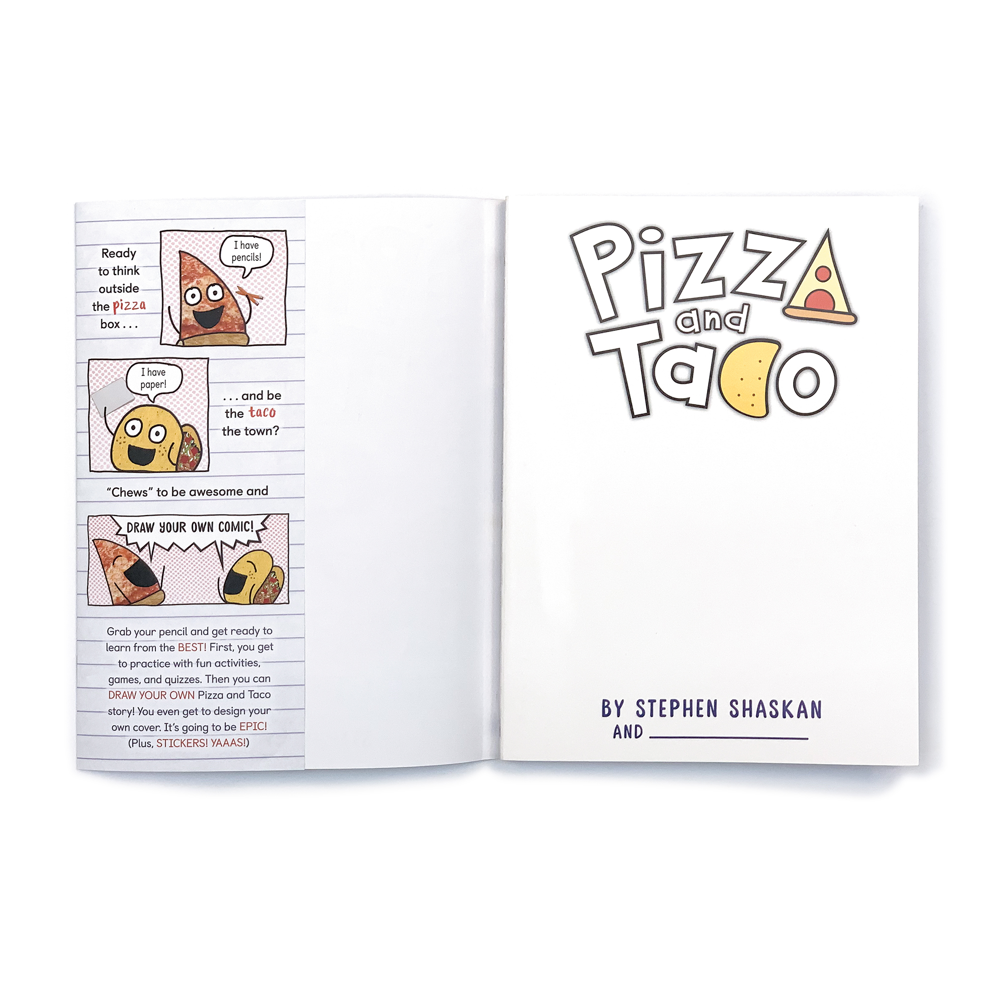 Pizza and Taco: Draw Your Own Comic! - Penguin Random House